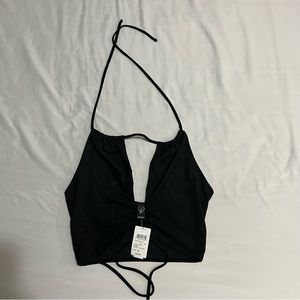 Brand New Tie Front Halter top